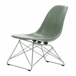 Eames Fiberglass Side Chair LSR loungestol Sea foam green-chrome