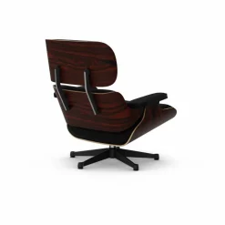 Eames Lounge Chair Classic Dimensions 66 Nero-05 santos palisander-pol. steel-black