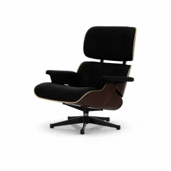 Eames Lounge Chair New Dimensions 66 Nero-05 santos palisander-pol. steel-black