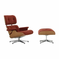 Eames Lounge Chair & Ottoman new dimensions 07 Brandy-28 cherry natural-pol. steel