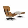 Eames Lounge Chair & Ottoman new dimensions 01 Ivory-pearl-28 cherry natural-pol. steel-black