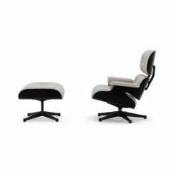 Eames Lounge Chair & Ottoman new dimensions 01 Ivory-pearl-27 chestnut black-pol. steel-black