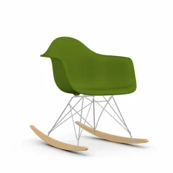 Eames Plastic Armchair RE RAR gungstol 48 forest-chrome-golden maple