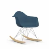 Eames Plastic Armchair RE RAR gungstol 83 sea blue-chrome-golden maple
