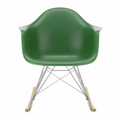 Eames Plastic Armchair RE RAR gungstol 17 emerald -chrome-golden maple