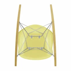 Eames Plastic Armchair RE RAR gungstol 92 citron-chrome-golden maple