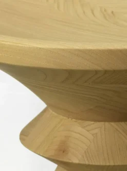 Eames Stool sittpall model A Natural chestnut