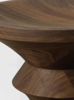 Eames Stool sittpall model C Dark walnut
