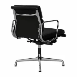 EA 231 Soft Pad Chair kontorsstol felt glides 66 nero leather L20-chrome