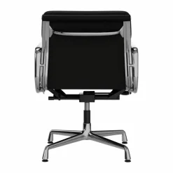 EA 231 Soft Pad Chair kontorsstol felt glides 66 nero leather L20-chrome
