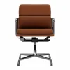 EA 231 Soft Pad Chair kontorsstol felt glides 97 cognac leather L20-polished