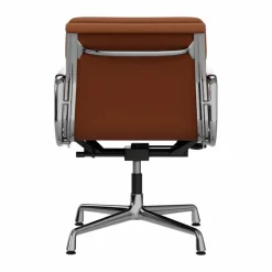 EA 231 Soft Pad Chair kontorsstol felt glides 97 cognac leather L20-polished