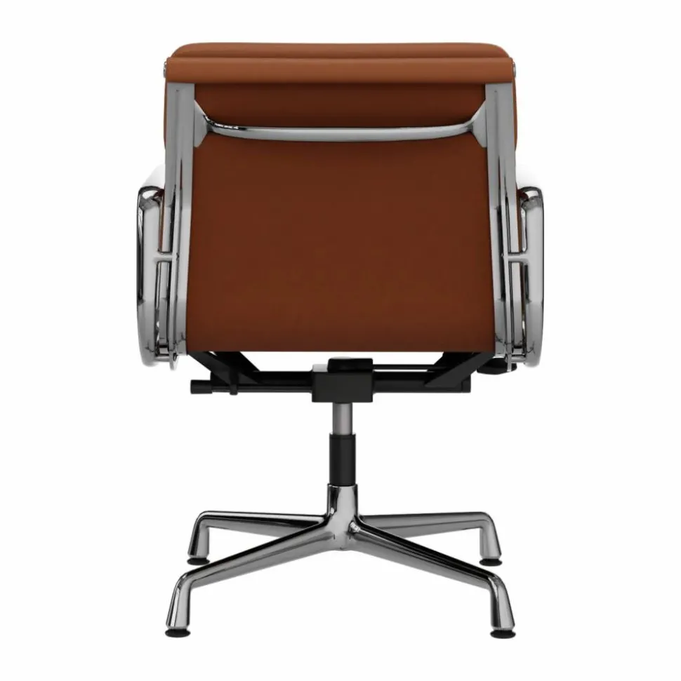 EA 231 Soft Pad Chair kontorsstol felt glides 97 cognac leather L20-polished