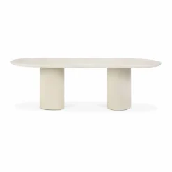 Elements Oblong matbord Off white