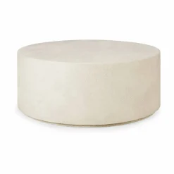 Elements soffbord Off white Ø80 cm