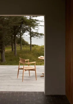 Embrace Outdoor dining chair stol Teak obehandlad