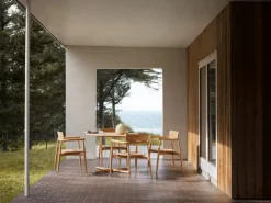 Embrace Outdoor dining chair stol Teak obehandlad