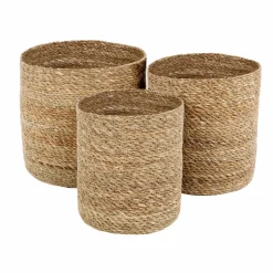 Emil förvaringskorg 3-pack small Natur