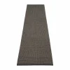 Emm Metallic matta Black-linen 70x300 cm