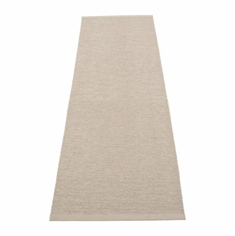 Emm Metallic matta Linen-linen 70x240 cm