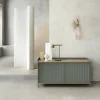 Enfold sidobord lågt 125x45x63 cm Oak-Dusty green