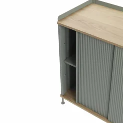 Enfold sidobord lågt 125x45x63 cm Oak-Dusty green