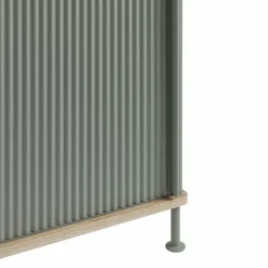 Enfold sidobord lågt 125x45x63 cm Oak-Dusty green