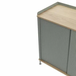 Enfold sidobord lågt 125x45x63 cm Oak-Dusty green
