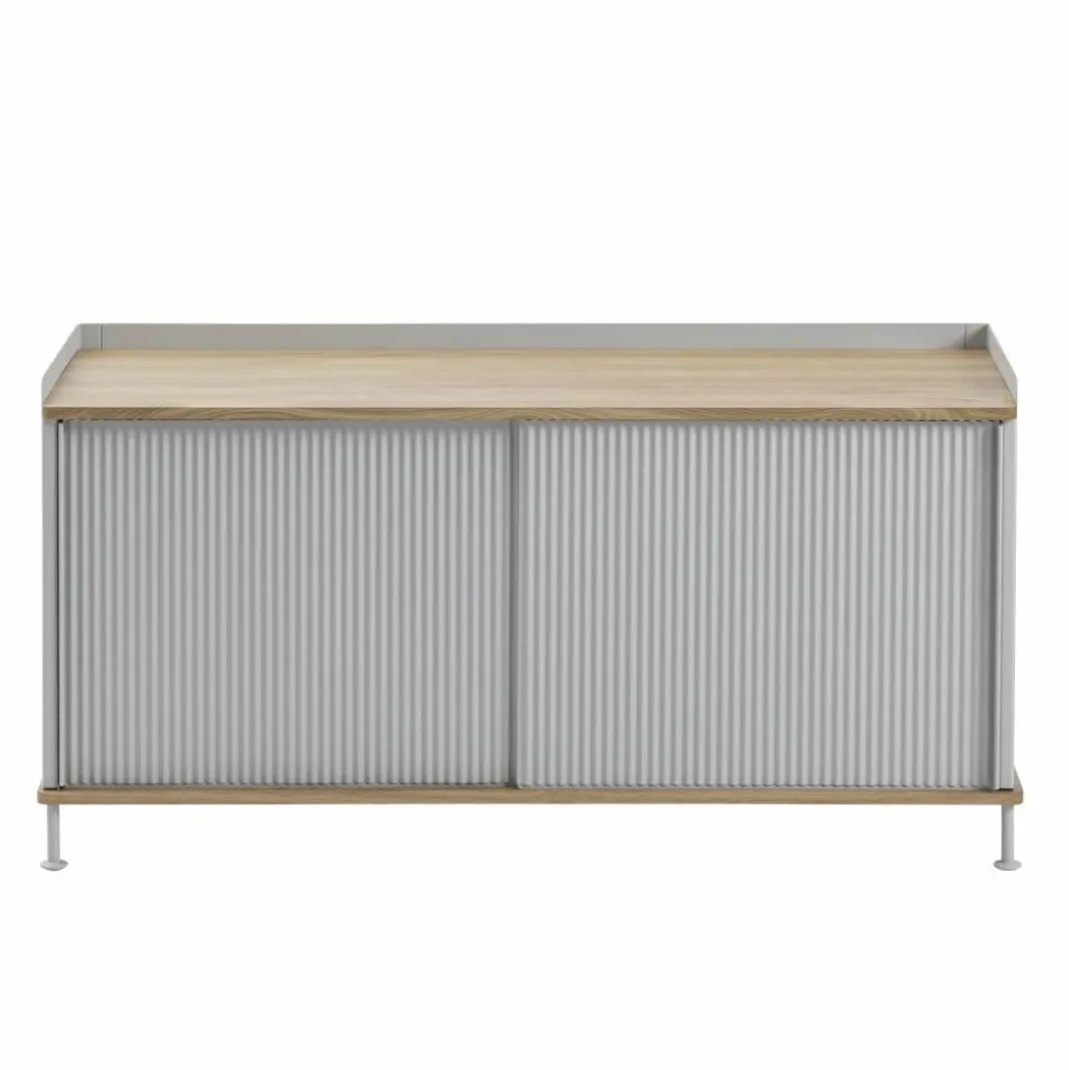 Enfold sidobord lågt 125x45x63 cm Oak-Grey