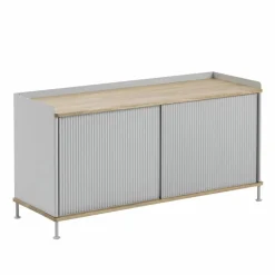 Enfold sidobord lågt 125x45x63 cm Oak-Grey