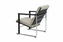 Experiment 502 loungefåtölj Black-light beige