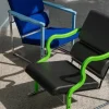 Experiment 501 loungefåtölj Green-black leather