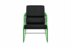 Experiment 501 loungefåtölj Green-black leather