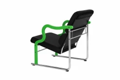 Experiment 501 loungefåtölj Green-black leather