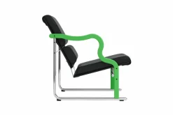 Experiment 501 loungefåtölj Green-black leather