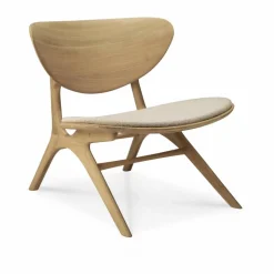 Eye loungefåtölj Oak off white