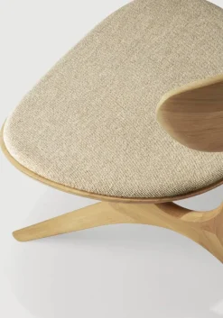 Eye loungefåtölj Oak off white