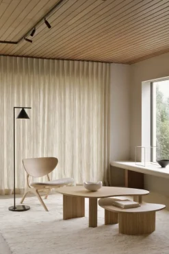 Eye loungefåtölj Oak off white