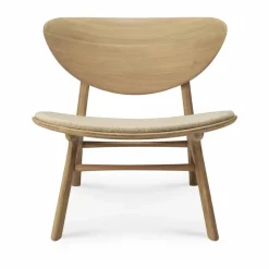 Eye loungefåtölj Oak off white