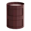 Facet Cabinet 20 sidobord Burgundy