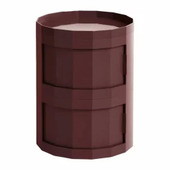 Facet Cabinet 20 sidobord Burgundy
