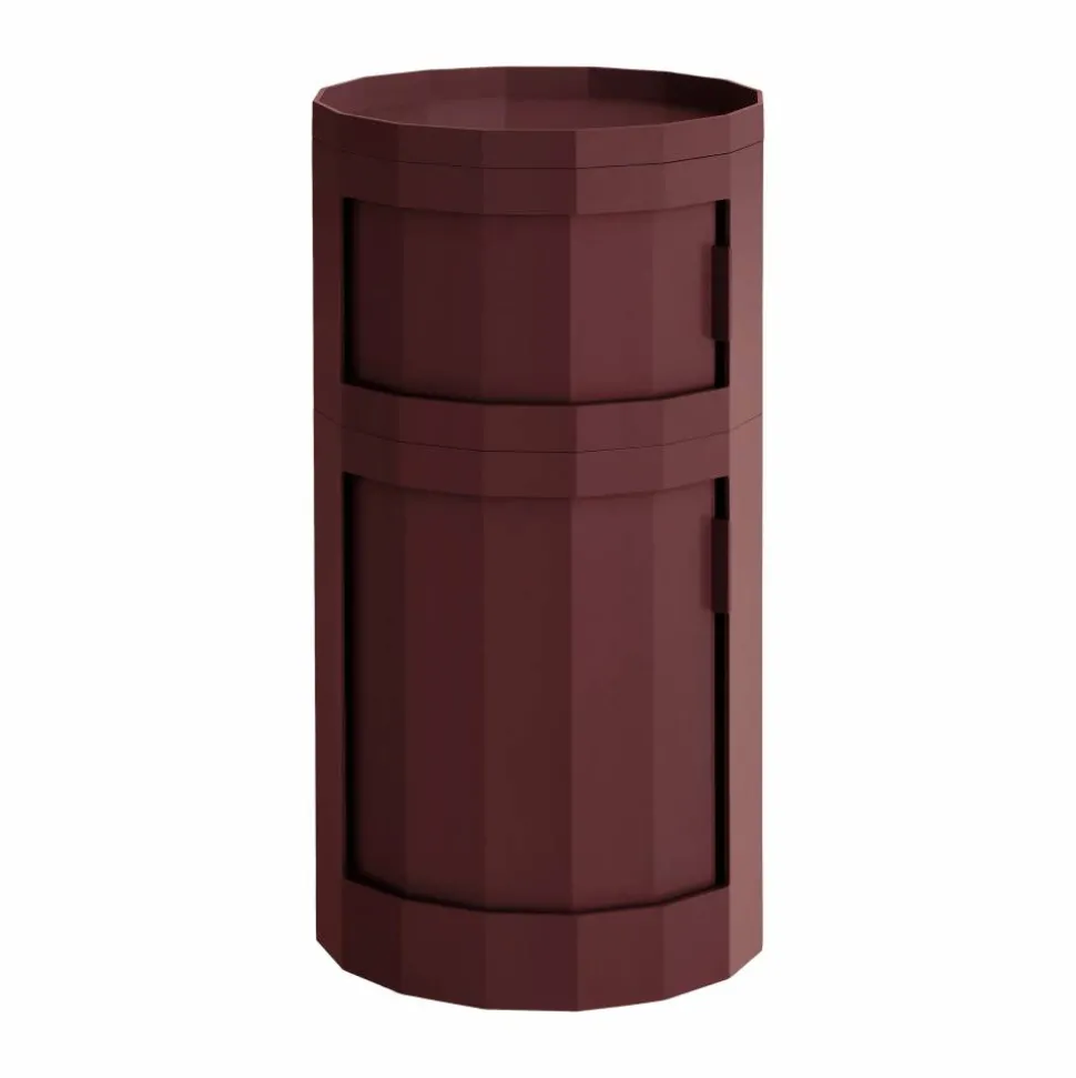 Facet Cabinet 110 sidobord Burgundy