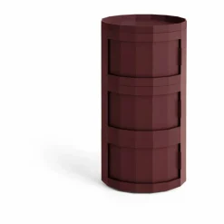 Facet Cabinet 30 sidobord Burgundy