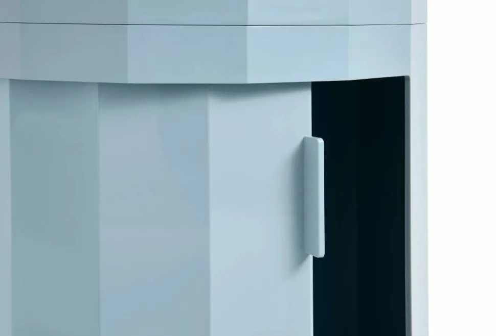 Facet Cabinet 110 sidobord Misty blue