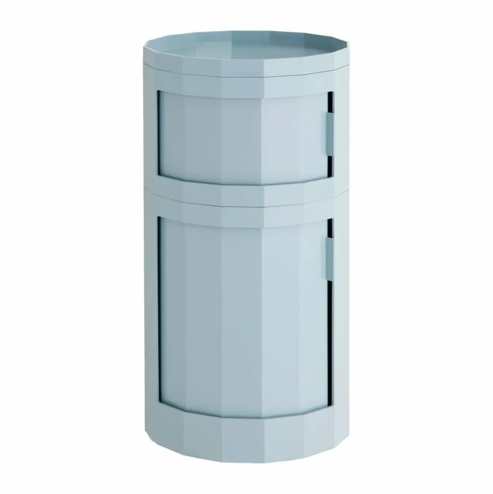 Facet Cabinet 110 sidobord Misty blue