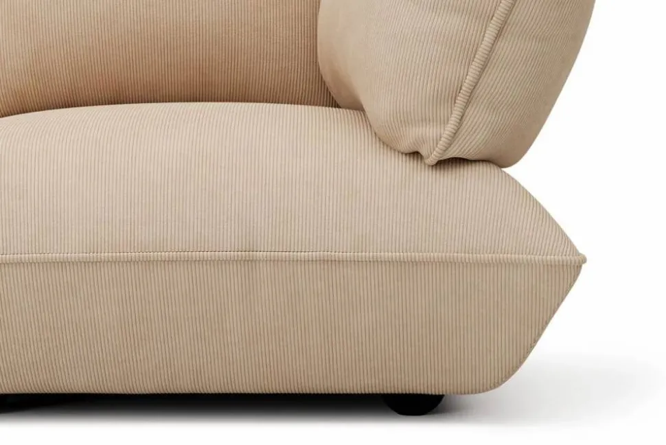 Fatboy Sumo hörnmodul Cord recycled beige högermodul 108x108x90 cm