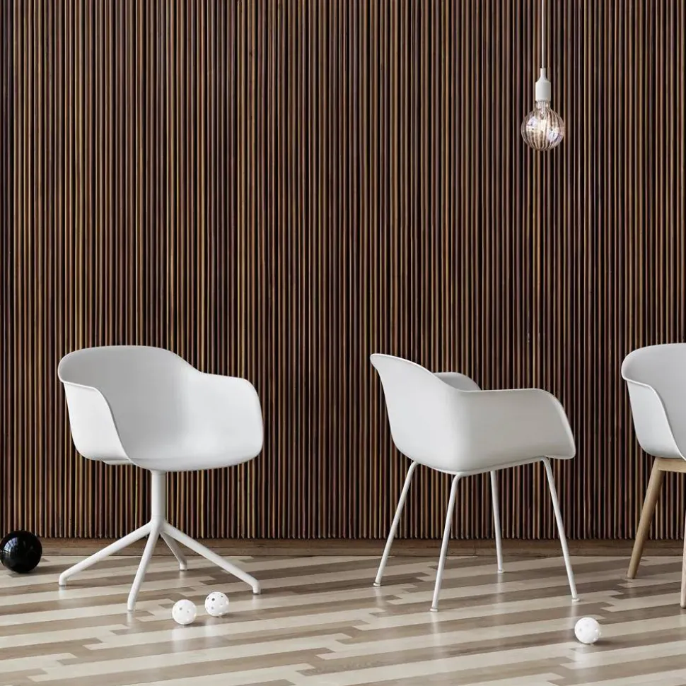 Fiber armchair swivel base with return kontorsstol Dusty green