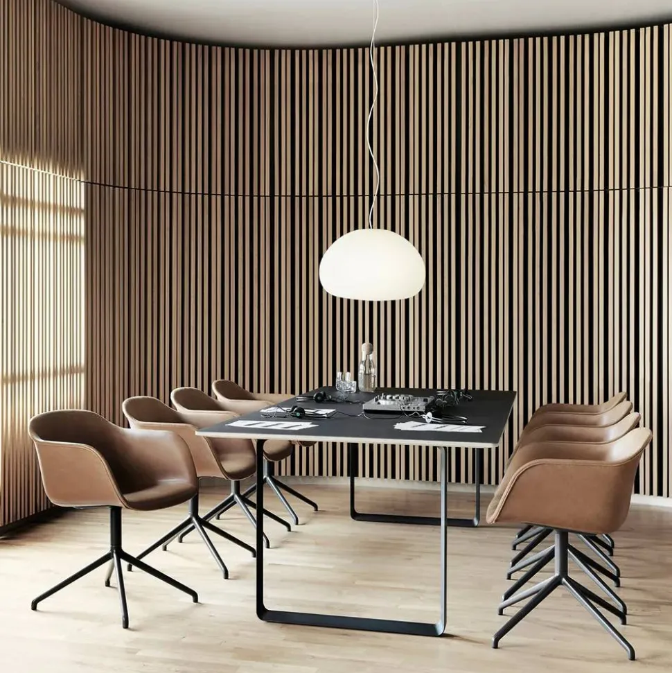 Fiber armchair swivel base with return kontorsstol White