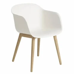 Fiber Armchair med träben Natural white-Oak