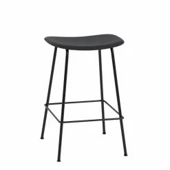 Fiber counter stol 65 cm Black-Anthracite black